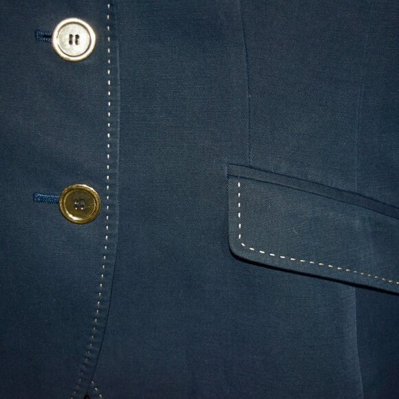 Talbots Classic Navy Blue Blazer | Size 12 - Picture 2 of 5